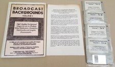 Broadcast Backgrounds Volume II 1990 Gulfgate Technologies for Commodore Amiga