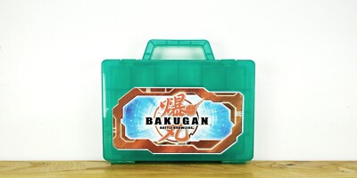 BAKUGAN  Battle Brawlers BakuBox Storage Case Green Empty Spin Master/SEGA v.2