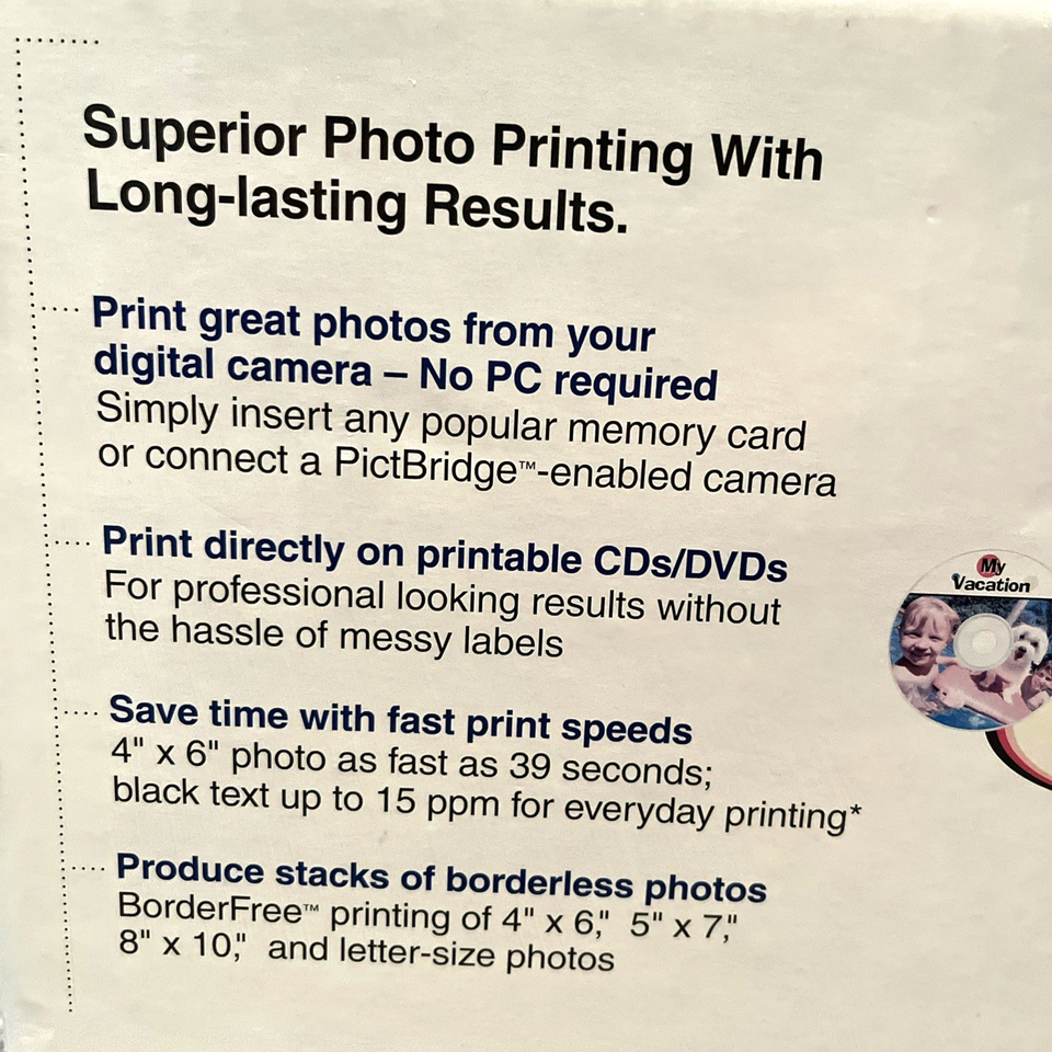 Epson Stylus Photo R320 Ink Jet Printer Color Photos Documents - New ...