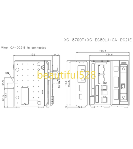 1pcs KEYENCE CA-DC21E - Picture 2 of 3