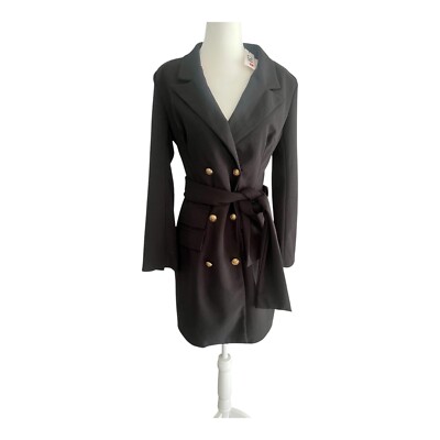 (CBR) Black Blazer Dress   Size Large   New With Tags!