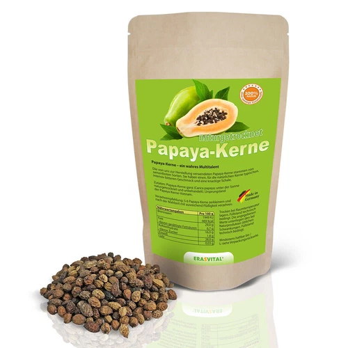 Papaya seeds NO HYBRID SEEDS-fresh-naturally dried-in DE laboratory tested