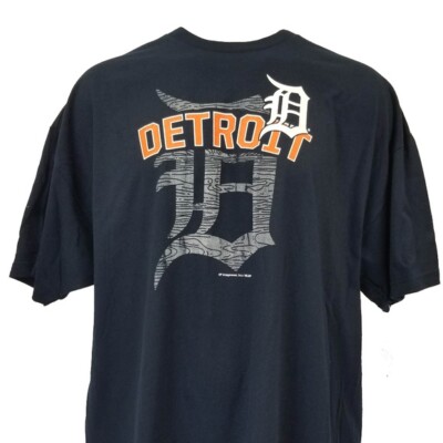 Detroit Tigers MLB Navy Blue Team Logo T-Shirt Men's Big & Tall 3XL & 4XL