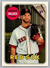 2018 Topps Heritage  Baseball #605 Marcus Walden  RC Boston Red Sox