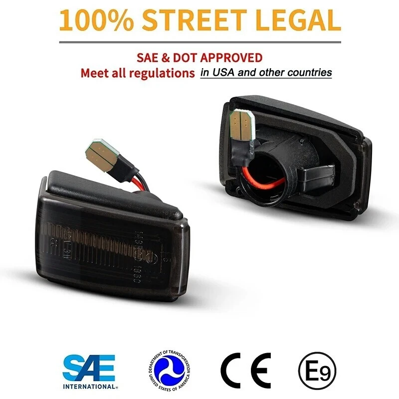 For VOLVO C70 S40 S70 V90 V40 V70 LED Fender Marker Light Side Marker 9178885 Foto 2 de 4