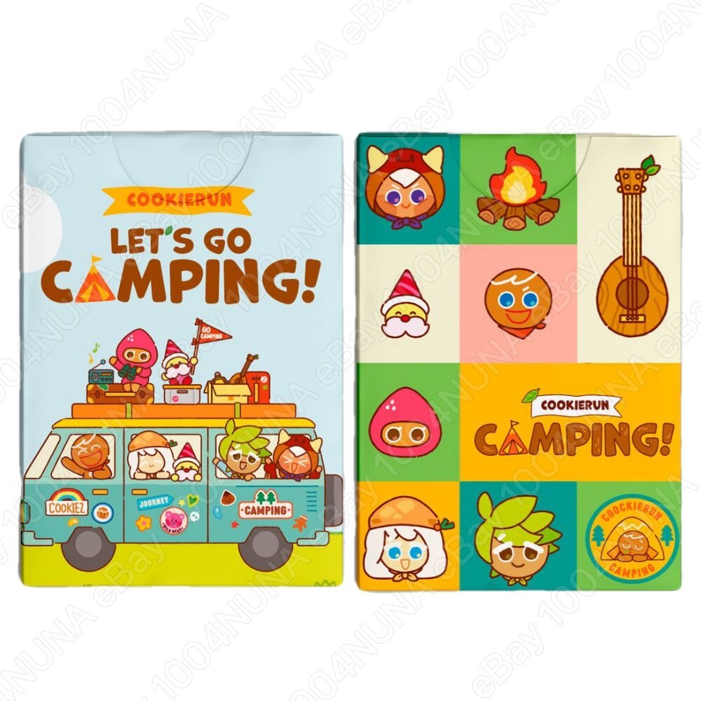 Cookie Run Kingdom Let's Go Camping Playing Cards Plastic Poker