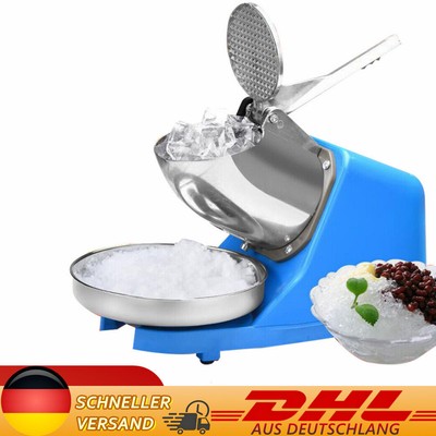 Elektrischer Edelstahl Ice Crusher Crusheisbereiter Eiszerkleinerer 220V DHL