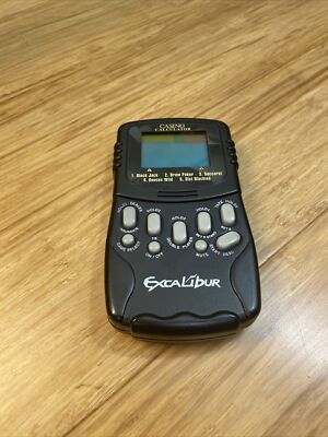 Excalibur Casino Calculator (5 in 1) Hand-Held Game KG JD