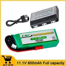 800mAh 11.1V LiPo Battery + charger for Esky EK1-0188 001336 Big LAMA E020/E515A