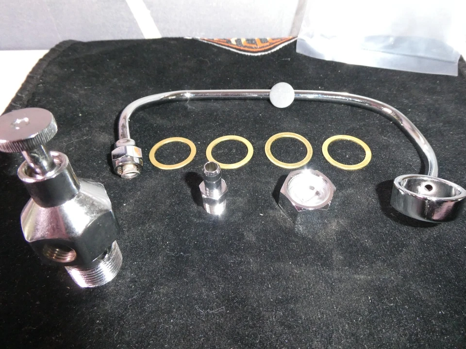 Отключатель топливного крана Harley FL подходит для замены старого стержня V-Twin 1940-65 годов выпуска 38-0202 E8 - Изображение 2 из 4