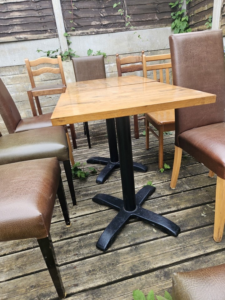 Restaurant tables and chairs Joblot GOOD CONDITIONS eBay