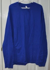 Volunteer Knitwear Mens Long Sleeve All-American Crew Neck T-Shirt Size 4XL