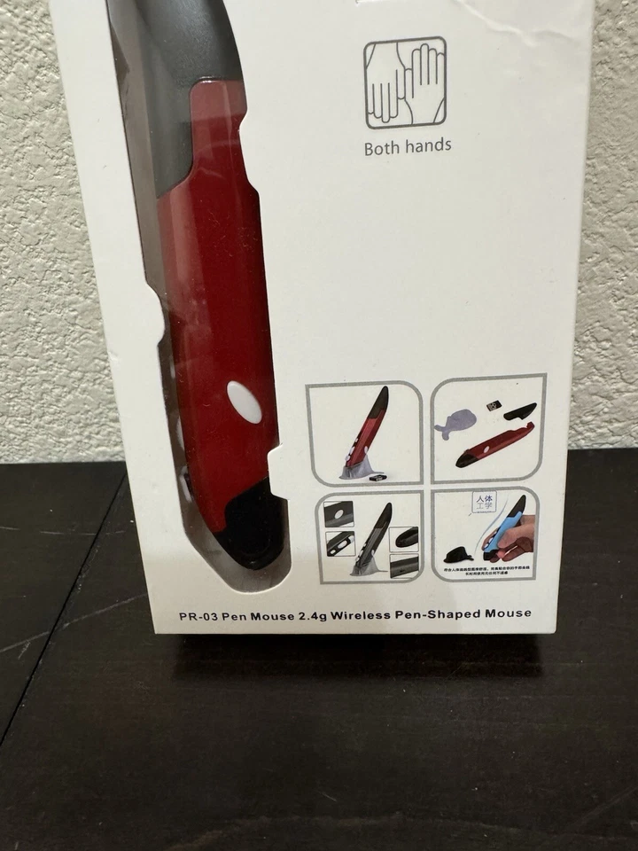 New 2.4Ghz Wireless Pointing Pen Mouse USB Pocket Drawing Writing Pen Laptop US - Image 3 of 4