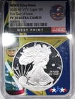 2020-W V75 Proof American Silver Eagle NGC PR70 ULTRA CAMEO First Day Of Issue