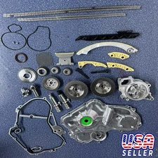 For GM 09-17 2.4L Ecotec Timing Chain Kit VCT Selenoid Actuator Oil Water Pump
