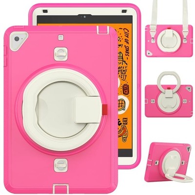 Tasche für iPad Mini 4/5 7.9'' mit Ständer und Schultergurt Pink
