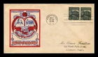 Dr Jim Stamps 4.5c White House Pair First Day Cover Allentown Philatelic Soc