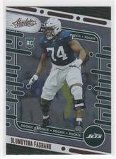 #111 Olumuyiwa Fashanu 2024 Panini Absolute Bronze RC New York Jets