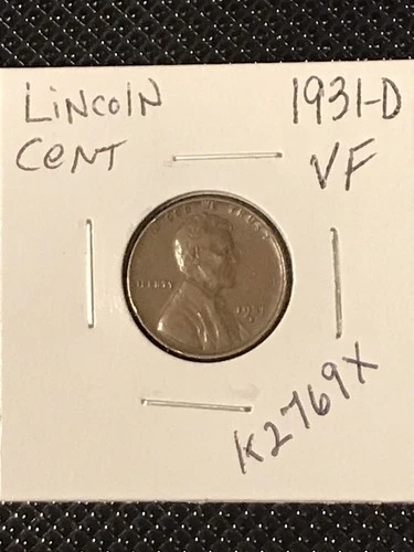 1931-D Lincoln Cent  VF