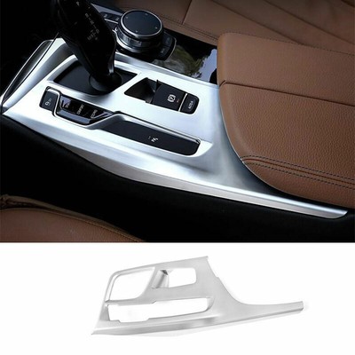 ABS Silver Central Console Gear Shift Cover Trim For BMW 5 Series G30 2018-2022