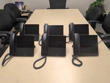 (6) Polycom CCX 600 IP Phones Lot POE Teams, 8x8, Ring Central, any VOIP SIP