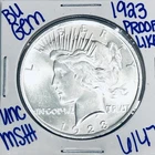 1923 BU UNCIRCULATED SILVER PEACE DOLLAR AUTHENTIC U.S. MINT FREE SHIPPING 6147