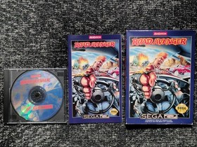Road Avenger (Sega CD, 1992) CIB Complete Box Manual and MINT Disc