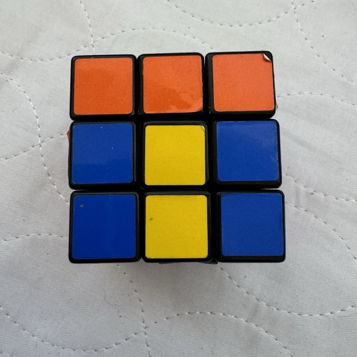 VINTAGE RUBIK'S CUBE 25 YEARS 1980-2005 TOY GAME PRE-OWNED CUBE