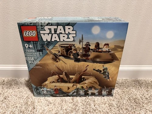 Lego 75396 Desert Skiff & Sarlacc Pit Star Wars Set Retired NEW in Box Sealed