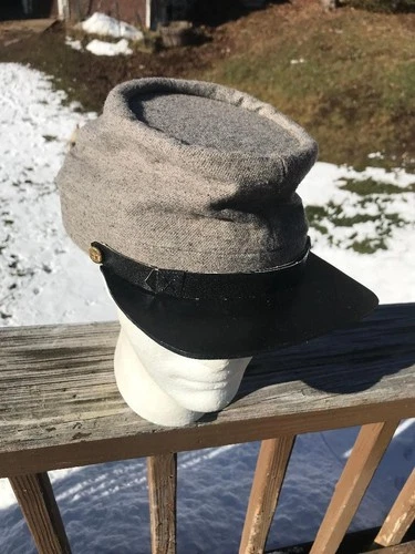 Reproduction Civil War C.S. Kepi, 7 5/8 ths Campaigner Quality