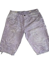 Smoke Rise Jean Shorts Men's Size 36 Purple Grunge Skater