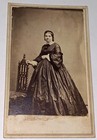 Rare Antique American Civil War Wife Capt Bradley 15th Massachusetts CDV Photo! — photo 1