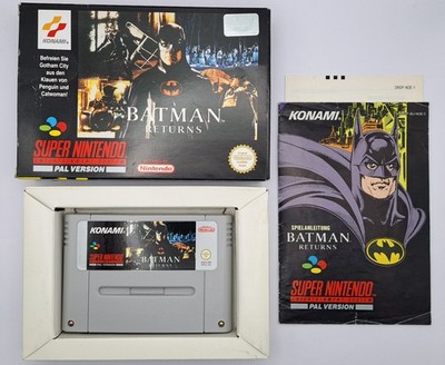 Super Nintendo SNES Batman Returns PAL OVP Anleitung Modul PAL CIP Modul TOP