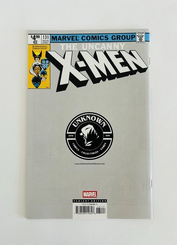 X-Men #131 Facsimile Dan Panosian Exclusive Trade Variant 2025 Emma Frost - Afbeelding 7 van 7