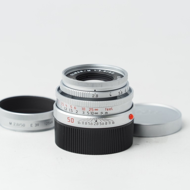 Leica Elmar-M 50mm F2.8 E39 Silver M Mount Lens 11823 [Top Mint] US Stock