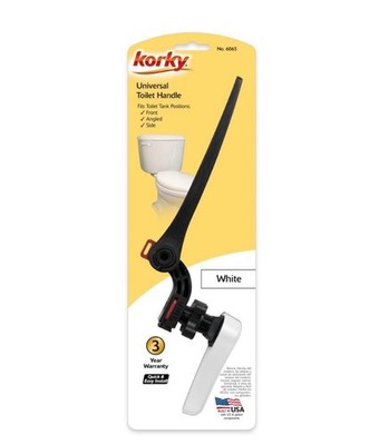 Korky Toilet Handle White Metal Handle Side Left Mount Toilets 6065