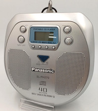 Panasonic SL-PH270 Portable CD Player Built In Speakers Compact body Tested JP
