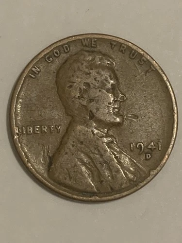 1941-D Lincoln Wheat Cent — photo from the most recent tracked eBay sale