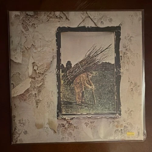 Led Zeppelin IV LP Vinyl Record Atlantic Rock 1970s 12" 33 RPM Stereo