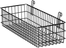 Hanging Basket for Wire Wall Grid Panel, Multi-Function Wall Storage and Display