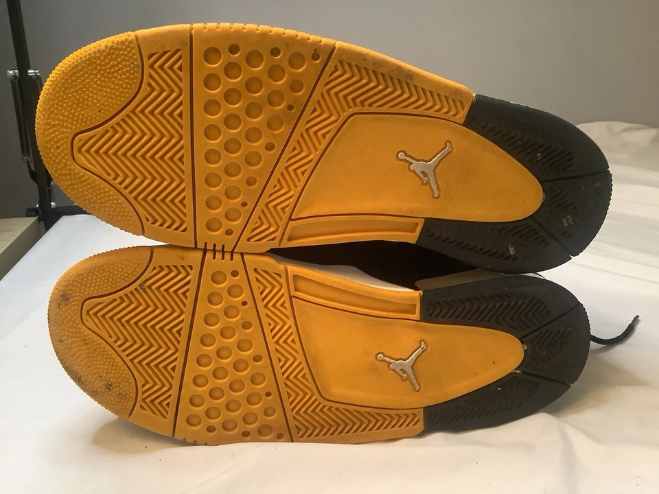 Nike Air Jordan Big Fund Black White Gold Shoes BV6273-007 2018 Men 9.5 Exc Cond - Image 4 of 4