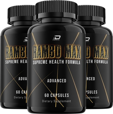 #ad 3 Pack Rambo Max for Men Capsules – RamboMax Vitamin Complex Pills Energy $34.99