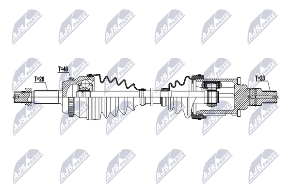 NTY Antriebswelle NPW-TY-229 FüR Toyota-image