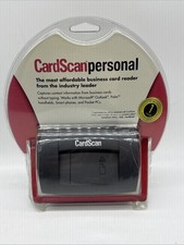 CardScan Card Scan Personal Business Cards Scanner Organizer USB Windows NOS