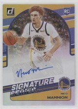 2020-21 Panini Donruss Signature Series Nico Mannion #SG-NMN Auto 2l4