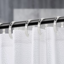 12Pcs Open Curtain Rings Curtain Rings Round Rings Shower Curtain Clips