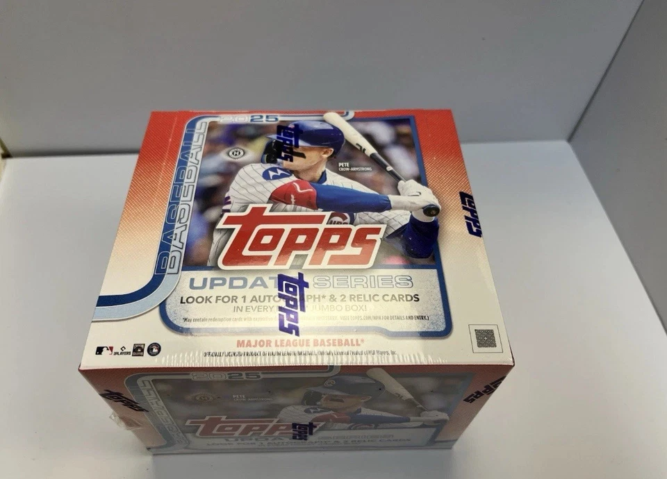 2025 TOPPS UPDATE SERIES BASEBALL JUMBO HOBBY BOX - 1 Sealed Pack - 40 Cards - Image 3 of 4