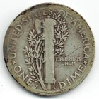 1924 S Mercury Silver (.900) Dime Nice Coin