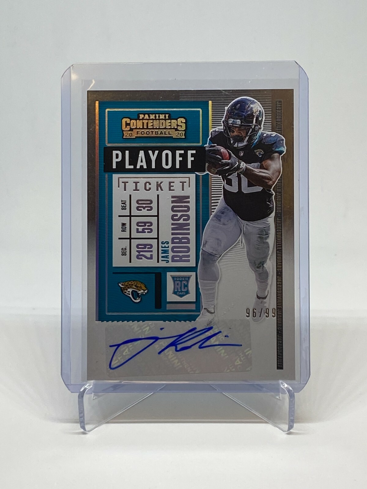 2020 Panini Contenders James Robinson Rookie Playoff Ticket Autograph /99