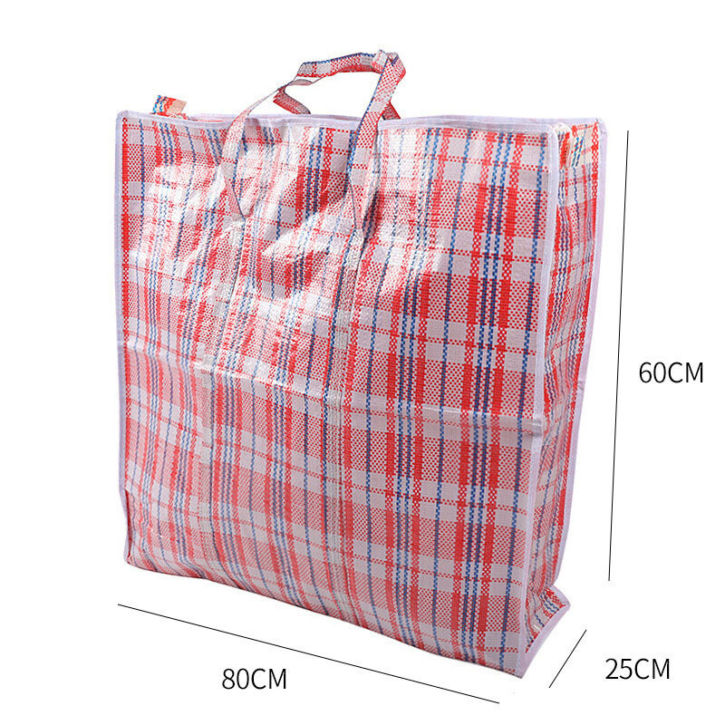 5Pcs Jumbo Laundry Bags Zipped Reusable Strong Shopping Storage Bag Waterproof eBay